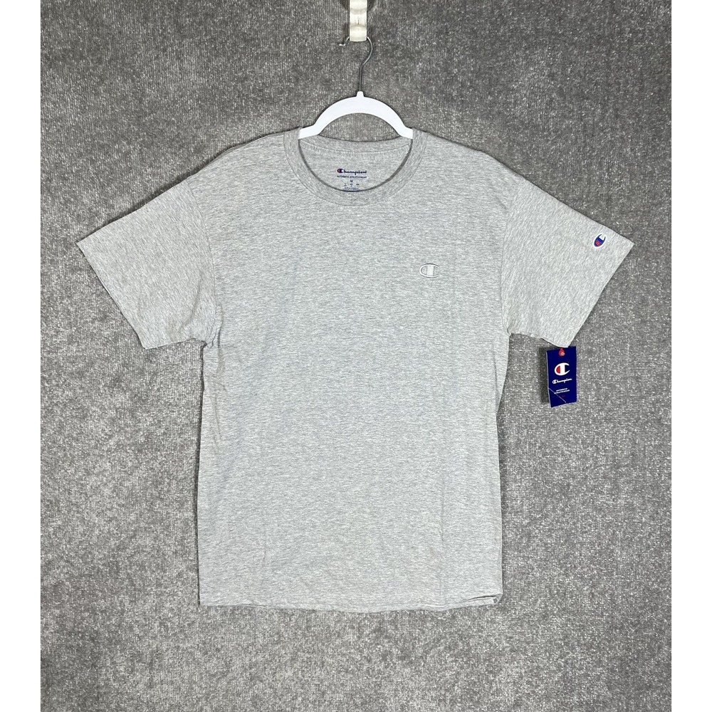 Champion Authentic Athleticwear Jersey Tee Shirt Mens Medium Oxford Gray NWT